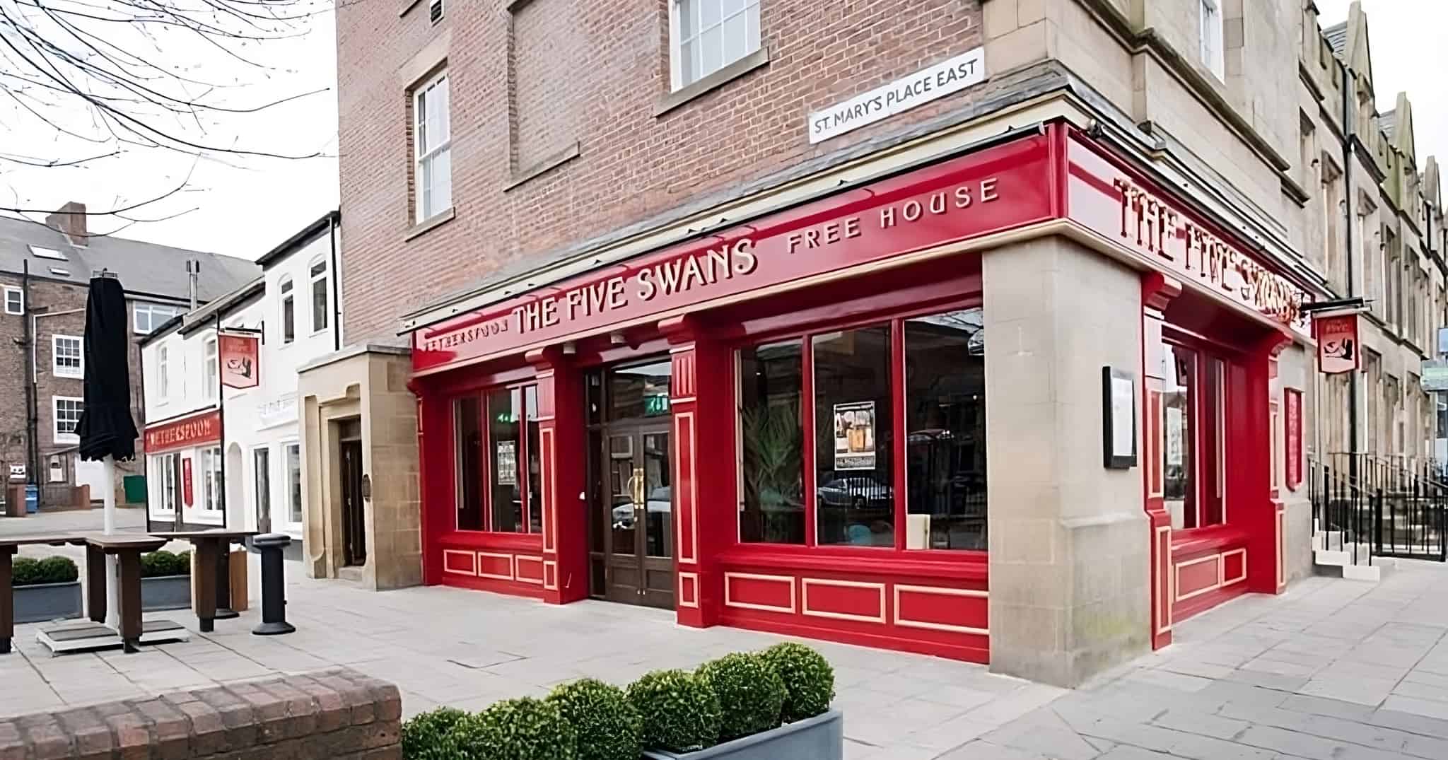 The Five Swans Pub Newcastle Uncovered The Five Swans Pub Newcastle Uncovered