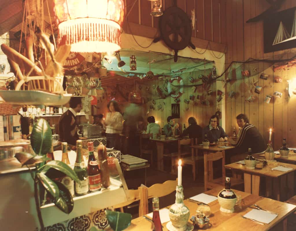 Marco Polo restaurant on Dean Street in 1976